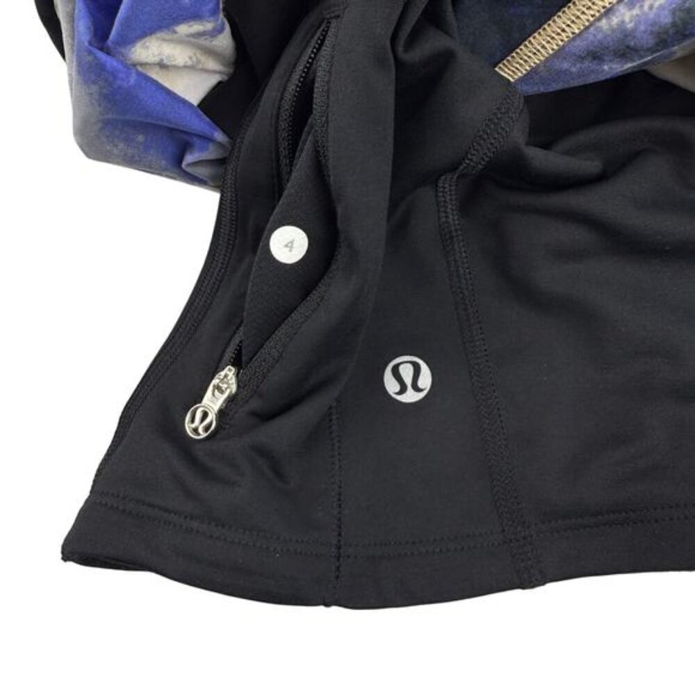 Lululemon Run: Speed Squad Skirt Milky Way Multi Print / Pigment Blue Size 4 - Picture 13 of 13